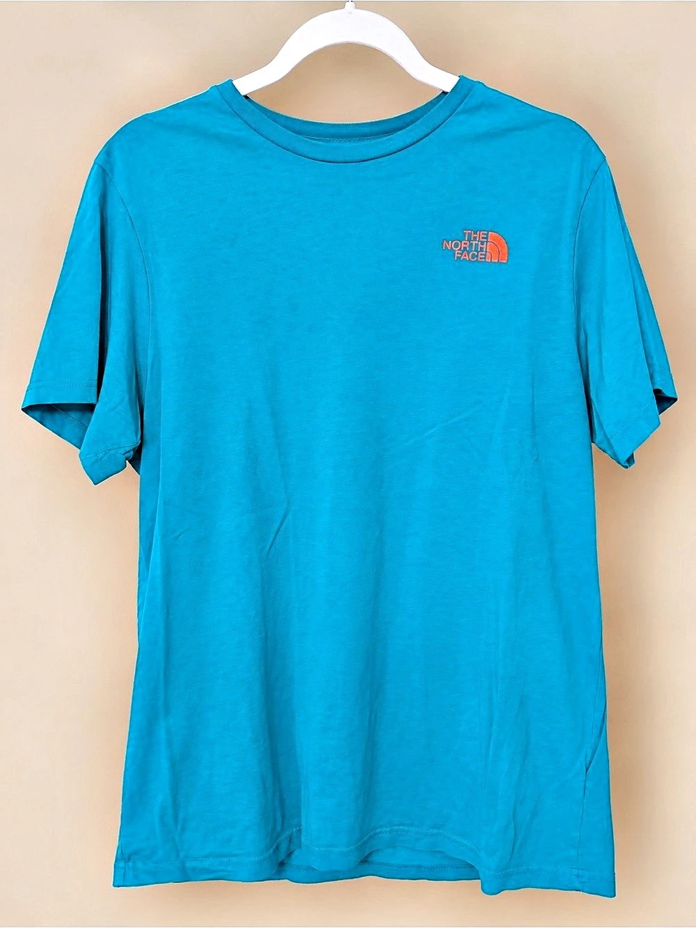 The North Face Never Stop Exploring Box Logo T-Shirt Blue Medium